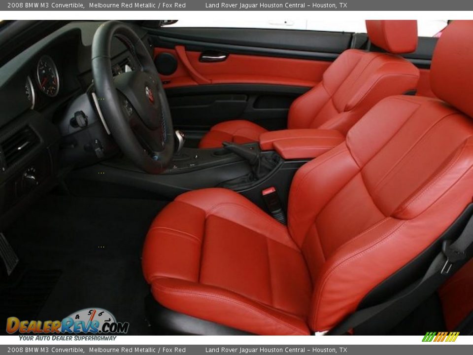 2008 BMW M3 Convertible Melbourne Red Metallic / Fox Red Photo #3