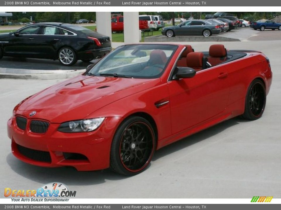 2008 BMW M3 Convertible Melbourne Red Metallic / Fox Red Photo #7