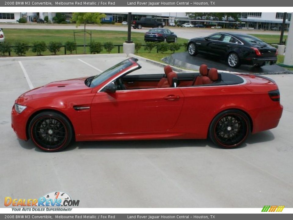 2008 BMW M3 Convertible Melbourne Red Metallic / Fox Red Photo #8