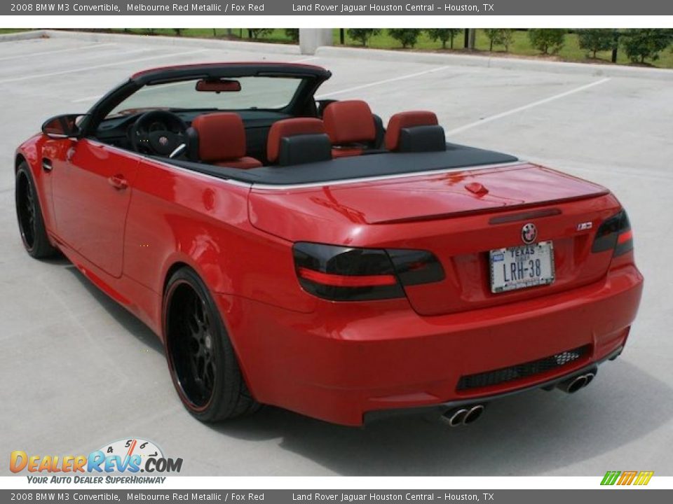 2008 BMW M3 Convertible Melbourne Red Metallic / Fox Red Photo #9