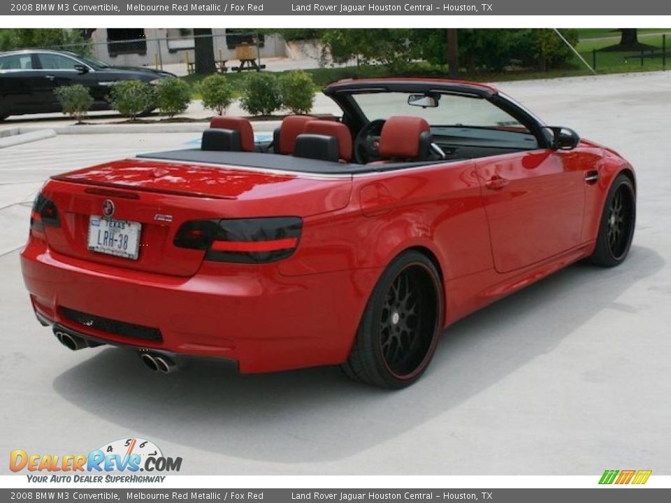 2008 BMW M3 Convertible Melbourne Red Metallic / Fox Red Photo #11