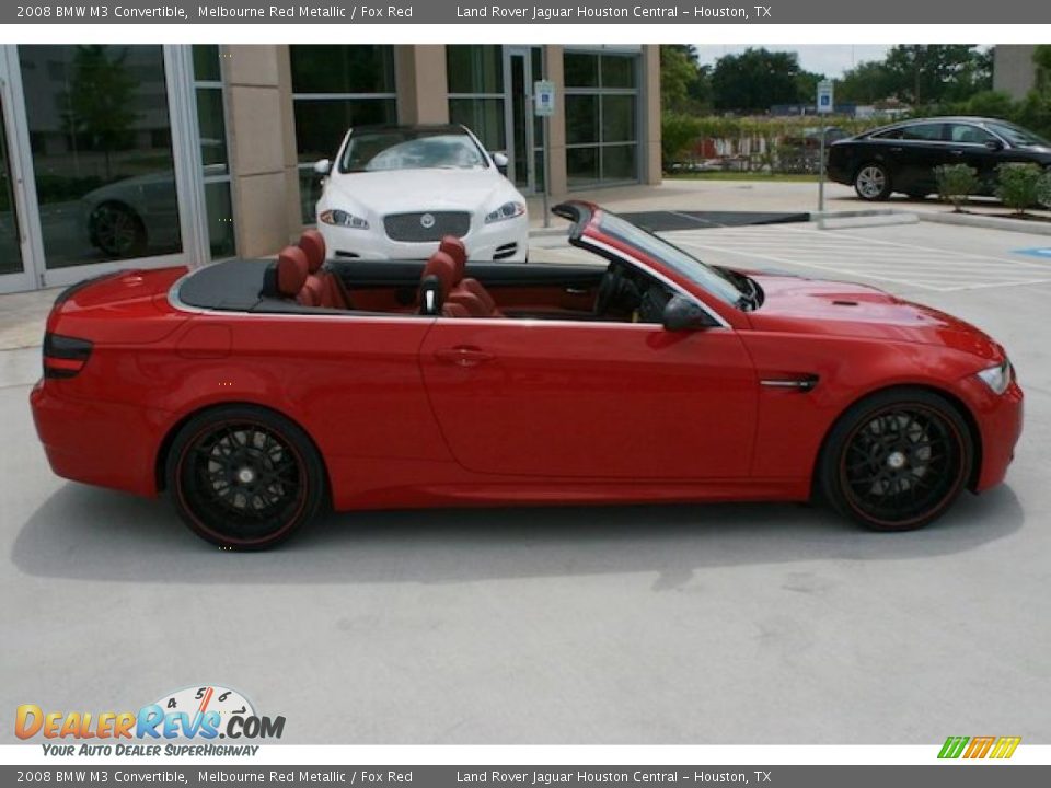 2008 BMW M3 Convertible Melbourne Red Metallic / Fox Red Photo #12