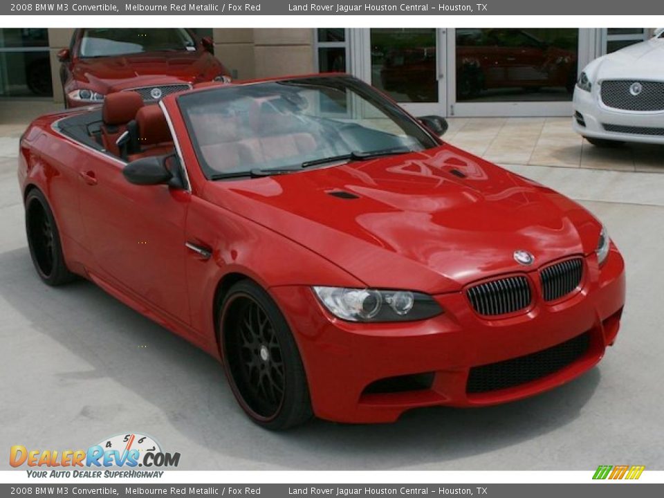 2008 BMW M3 Convertible Melbourne Red Metallic / Fox Red Photo #13
