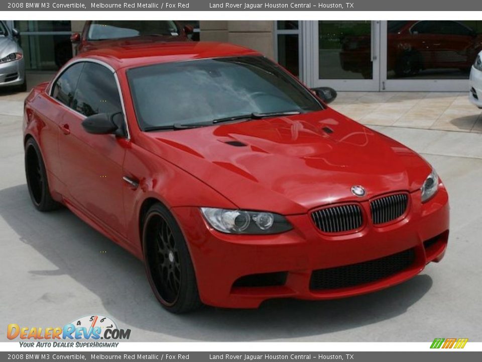 2008 BMW M3 Convertible Melbourne Red Metallic / Fox Red Photo #14