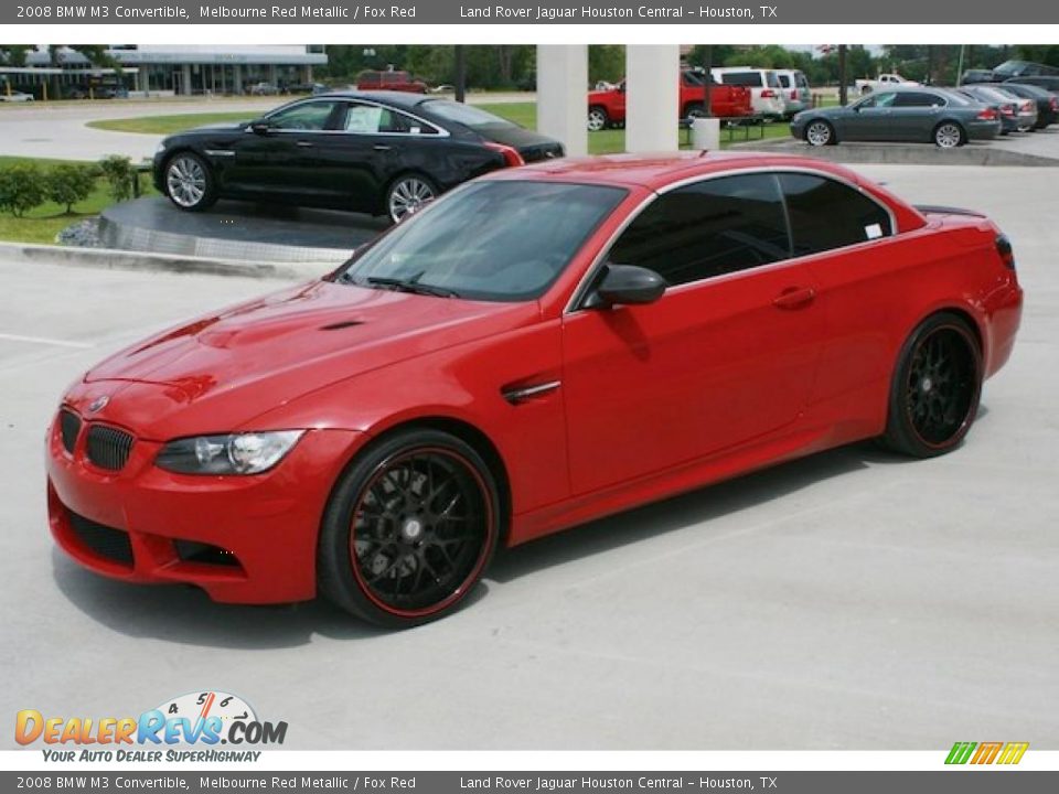 2008 BMW M3 Convertible Melbourne Red Metallic / Fox Red Photo #16