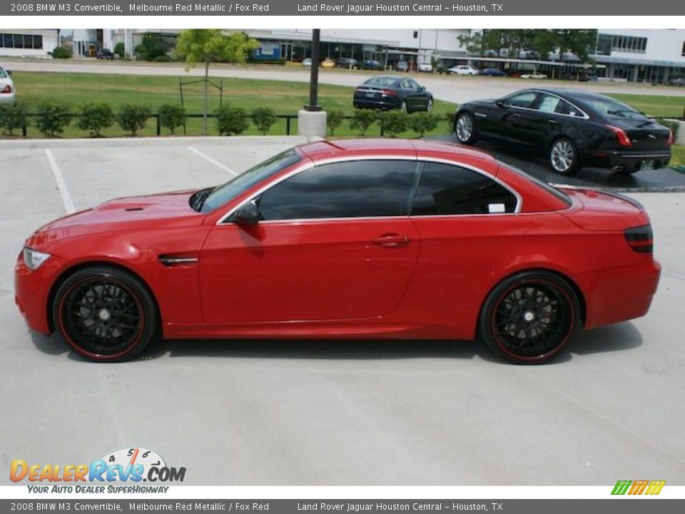 2008 BMW M3 Convertible Melbourne Red Metallic / Fox Red Photo #17