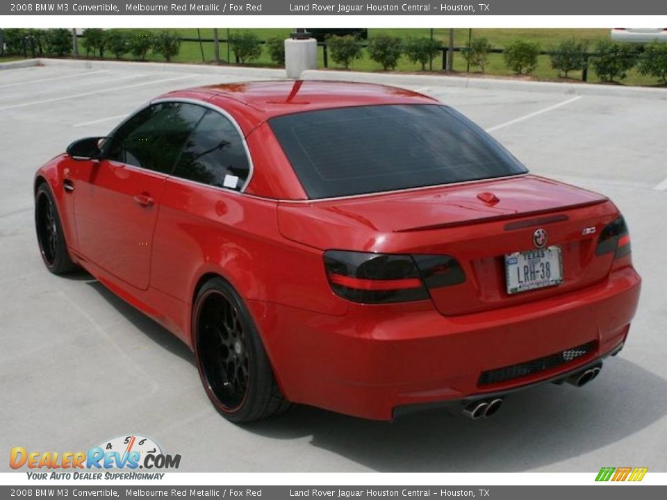 2008 BMW M3 Convertible Melbourne Red Metallic / Fox Red Photo #18