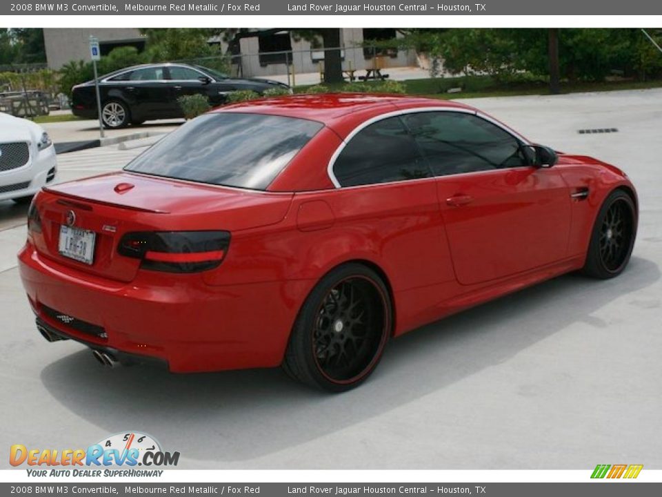 2008 BMW M3 Convertible Melbourne Red Metallic / Fox Red Photo #20