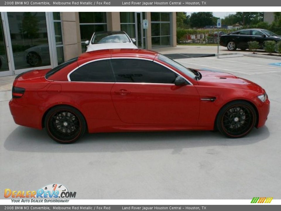 2008 BMW M3 Convertible Melbourne Red Metallic / Fox Red Photo #21