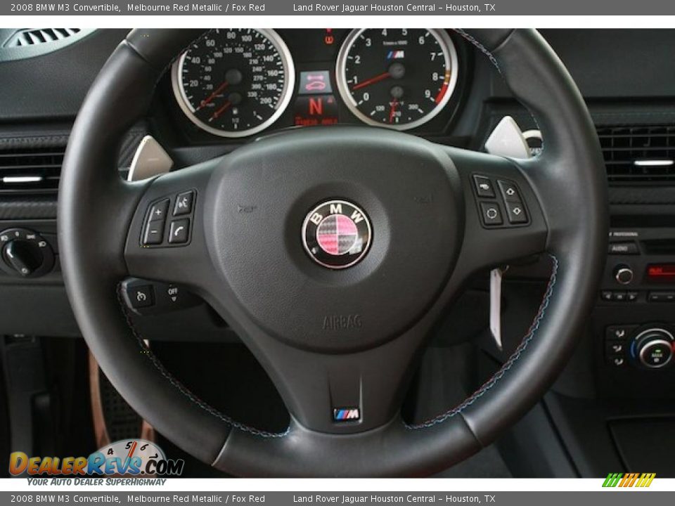 2008 BMW M3 Convertible Melbourne Red Metallic / Fox Red Photo #22