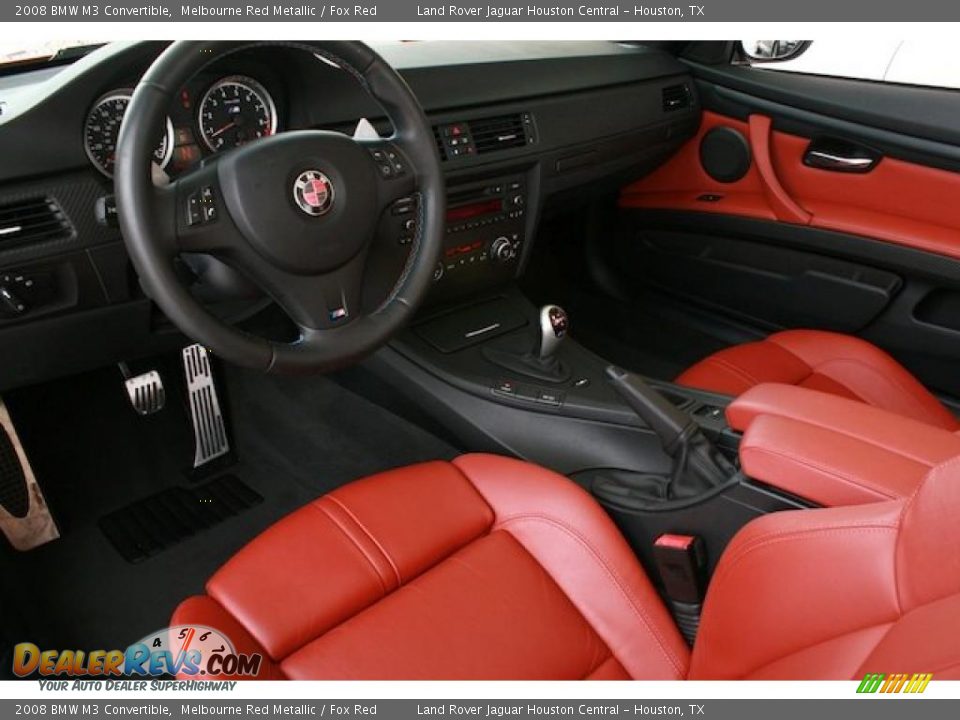 2008 BMW M3 Convertible Melbourne Red Metallic / Fox Red Photo #26