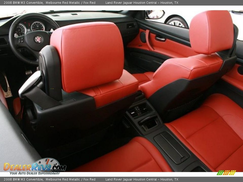 2008 BMW M3 Convertible Melbourne Red Metallic / Fox Red Photo #31