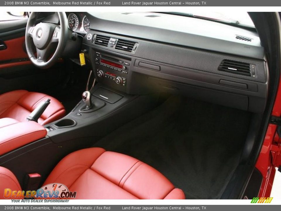 2008 BMW M3 Convertible Melbourne Red Metallic / Fox Red Photo #33