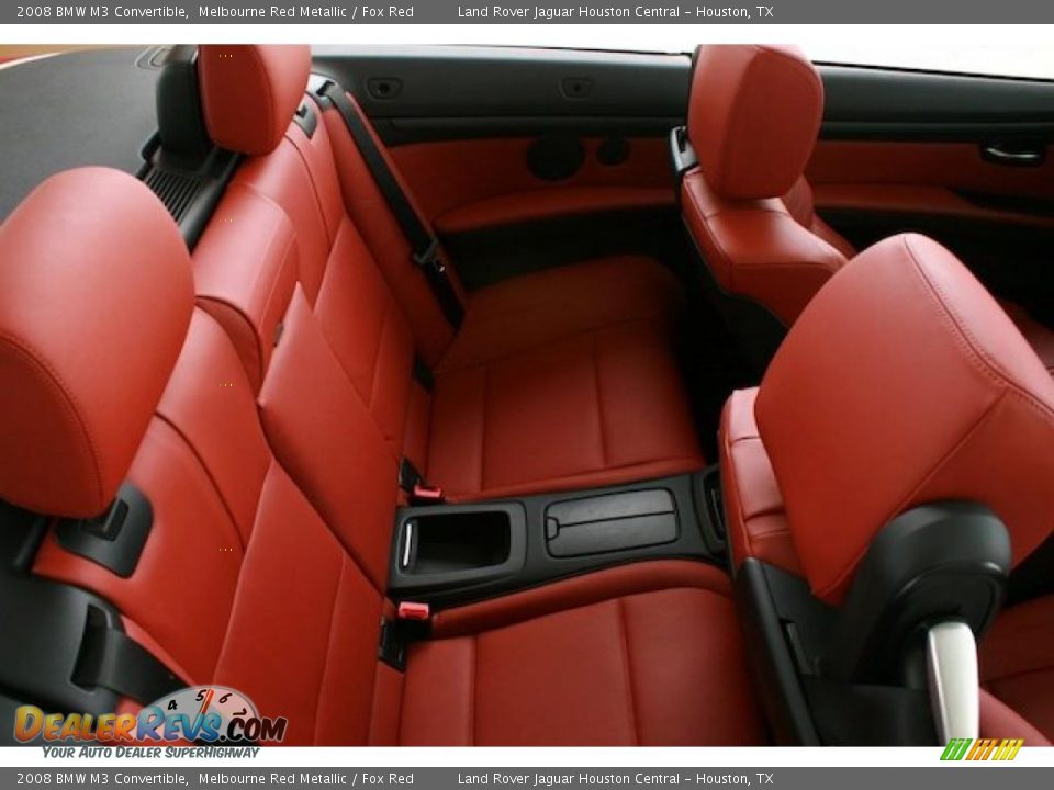 2008 BMW M3 Convertible Melbourne Red Metallic / Fox Red Photo #34