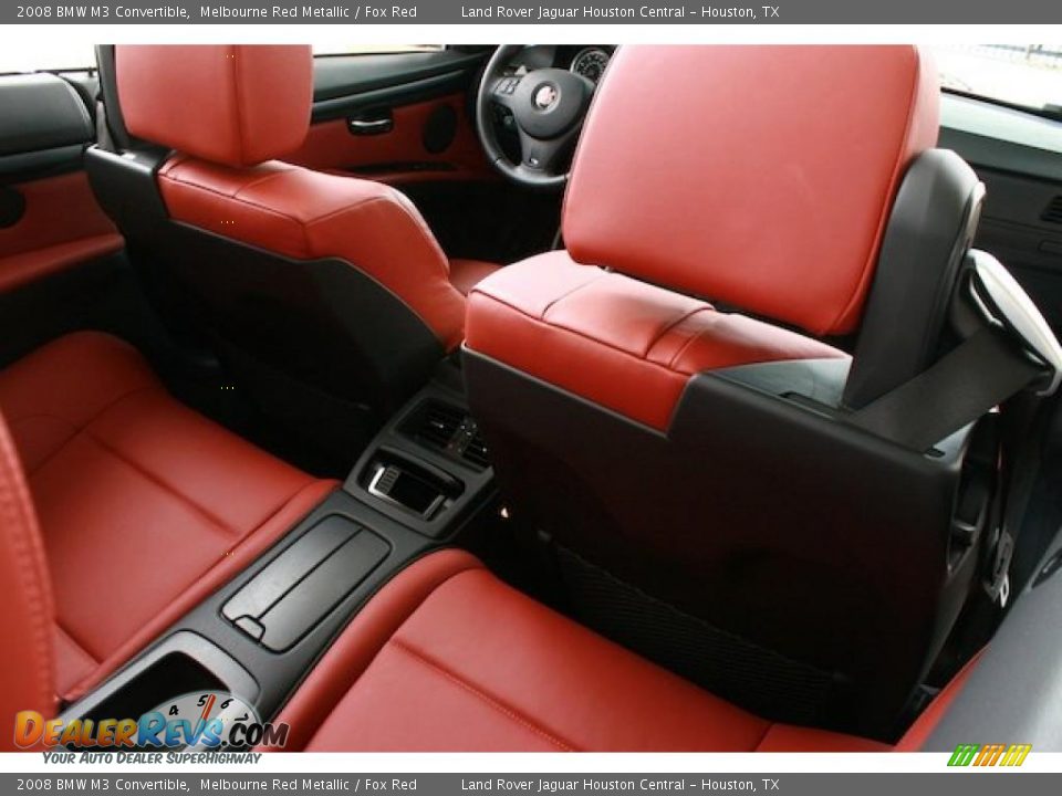 2008 BMW M3 Convertible Melbourne Red Metallic / Fox Red Photo #35