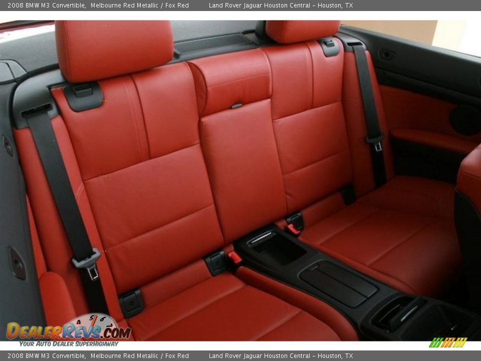 2008 BMW M3 Convertible Melbourne Red Metallic / Fox Red Photo #36