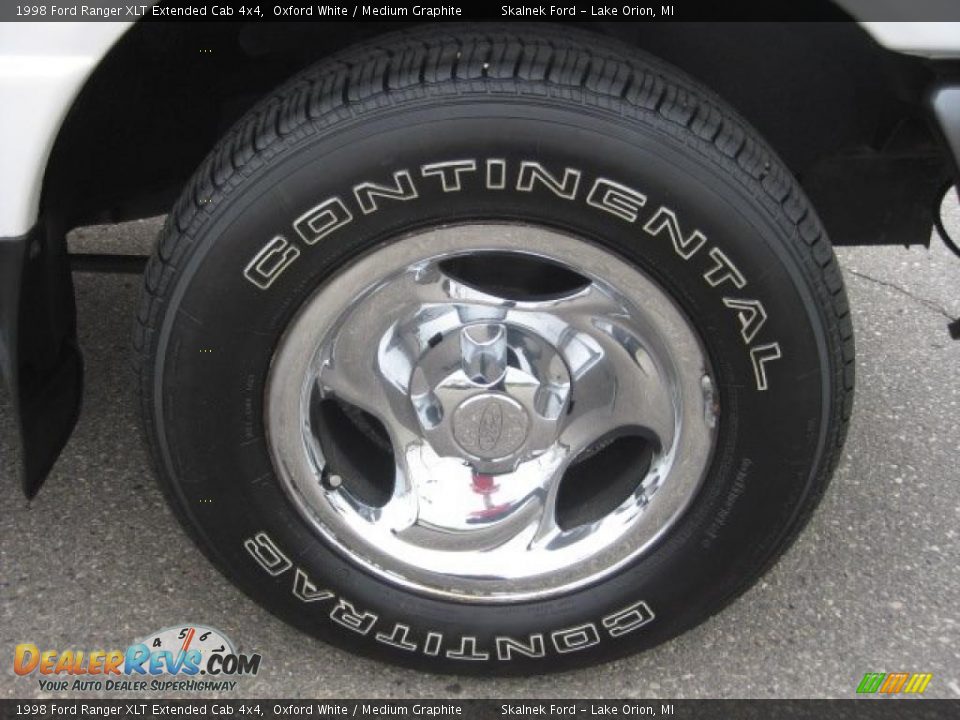 1998 Ford Ranger XLT Extended Cab 4x4 Oxford White / Medium Graphite Photo #9