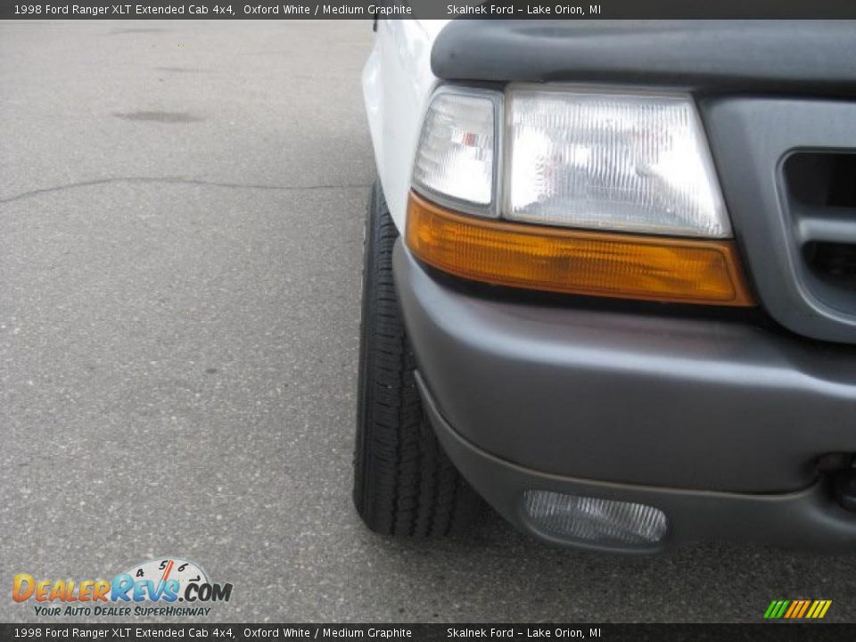 1998 Ford Ranger XLT Extended Cab 4x4 Oxford White / Medium Graphite Photo #10
