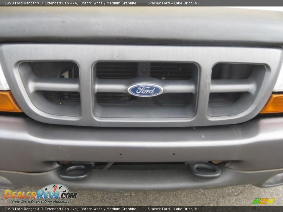 1998 Ford Ranger XLT Extended Cab 4x4 Oxford White / Medium Graphite Photo #11