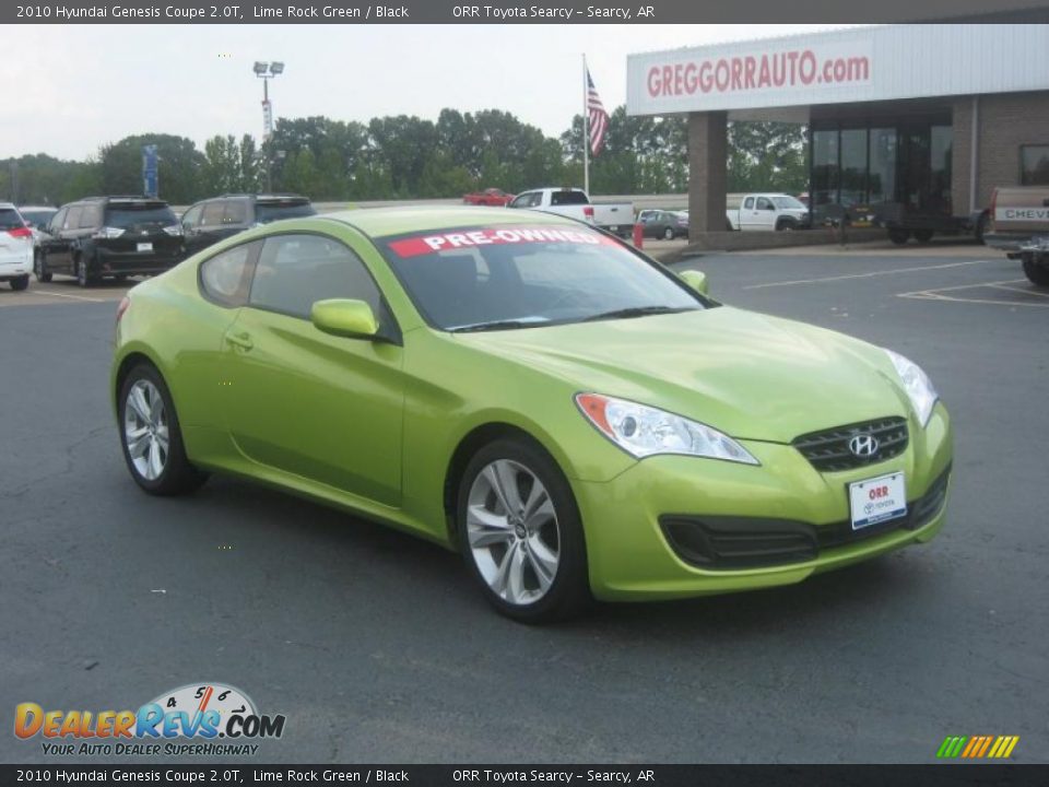 2010 Hyundai Genesis Coupe 2.0T Lime Rock Green / Black Photo #1