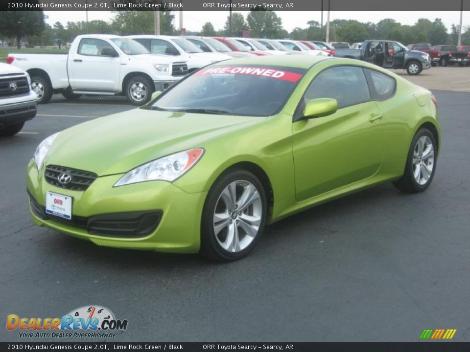 2010 Hyundai Genesis Coupe 2.0T Lime Rock Green / Black Photo #3