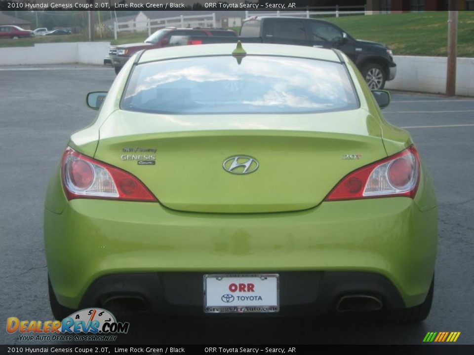 2010 Hyundai Genesis Coupe 2.0T Lime Rock Green / Black Photo #6