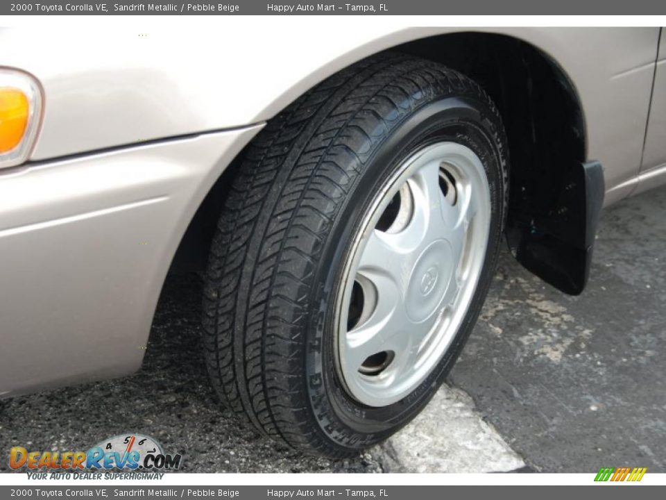 2000 Toyota Corolla VE Sandrift Metallic / Pebble Beige Photo #28