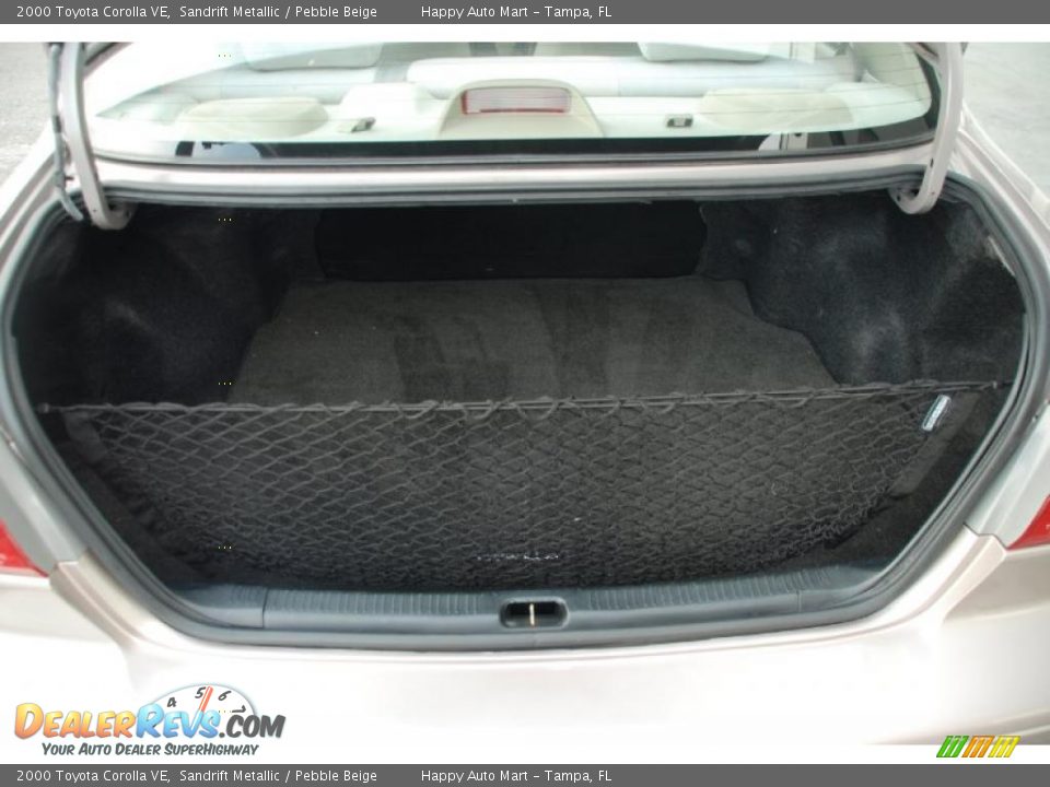 2000 Toyota Corolla VE Sandrift Metallic / Pebble Beige Photo #29