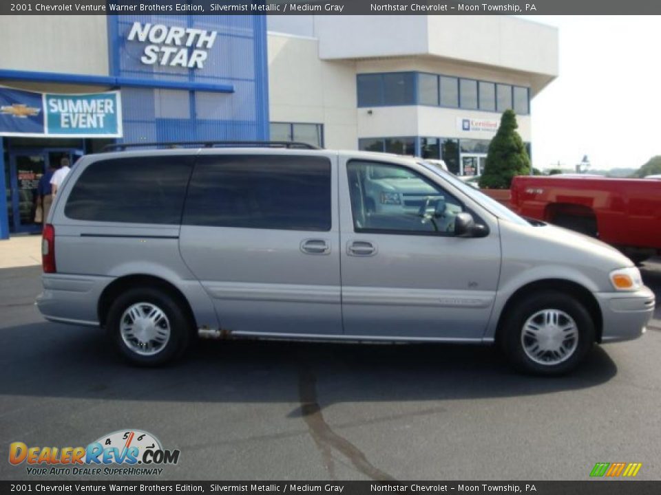 2001 Chevrolet Venture Warner Brothers Edition Silvermist Metallic / Medium Gray Photo #2