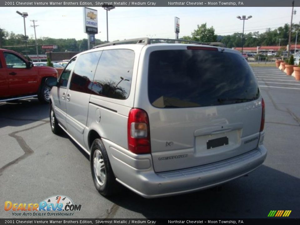 2001 Chevrolet Venture Warner Brothers Edition Silvermist Metallic / Medium Gray Photo #5