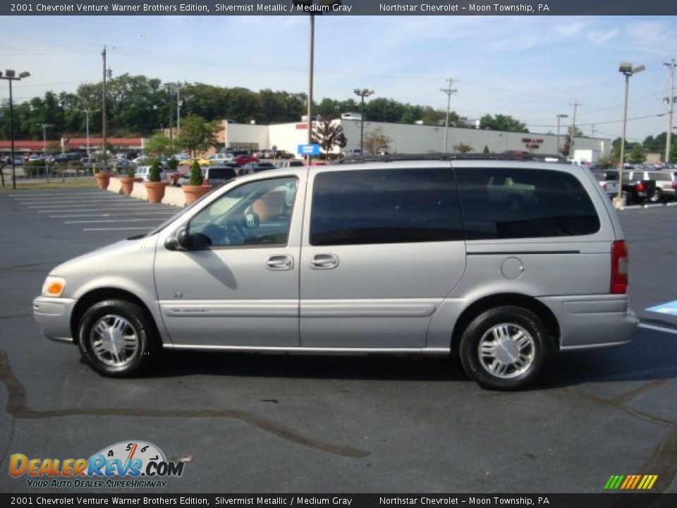 2001 Chevrolet Venture Warner Brothers Edition Silvermist Metallic / Medium Gray Photo #6
