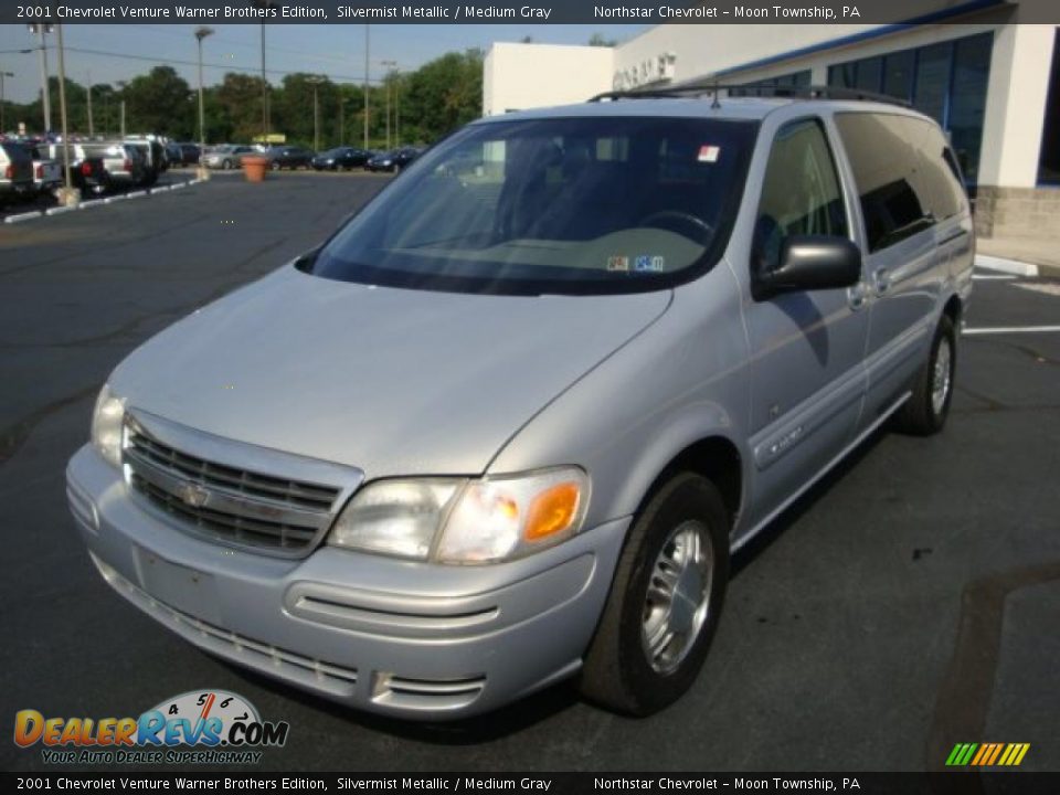 2001 Chevrolet Venture Warner Brothers Edition Silvermist Metallic / Medium Gray Photo #7