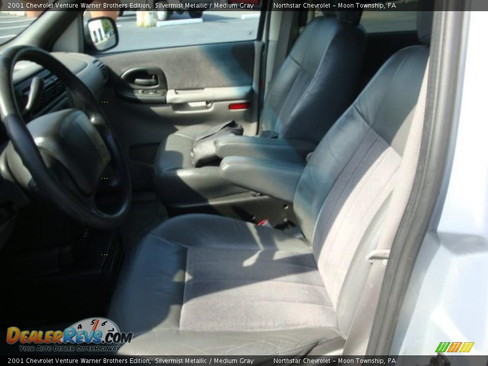 2001 Chevrolet Venture Warner Brothers Edition Silvermist Metallic / Medium Gray Photo #10