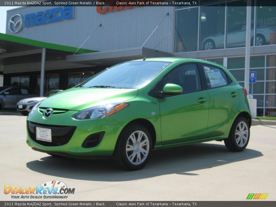 2011 Mazda MAZDA2 Sport Spirited Green Metallic / Black Photo #1