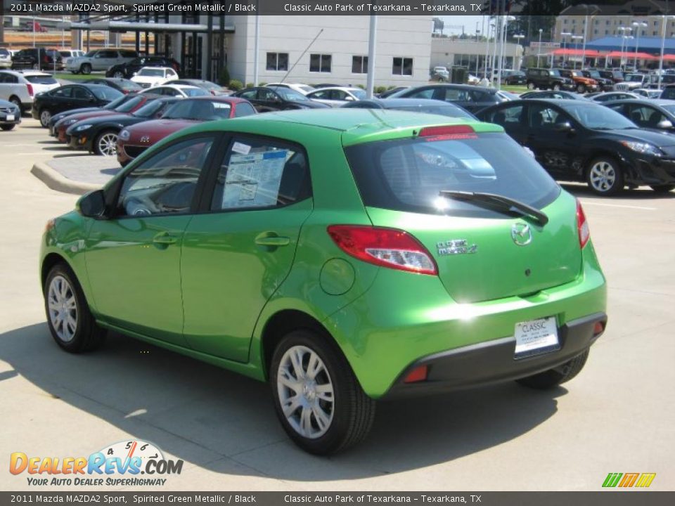 2011 Mazda MAZDA2 Sport Spirited Green Metallic / Black Photo #3