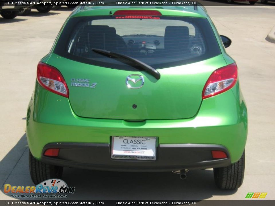 2011 Mazda MAZDA2 Sport Spirited Green Metallic / Black Photo #4