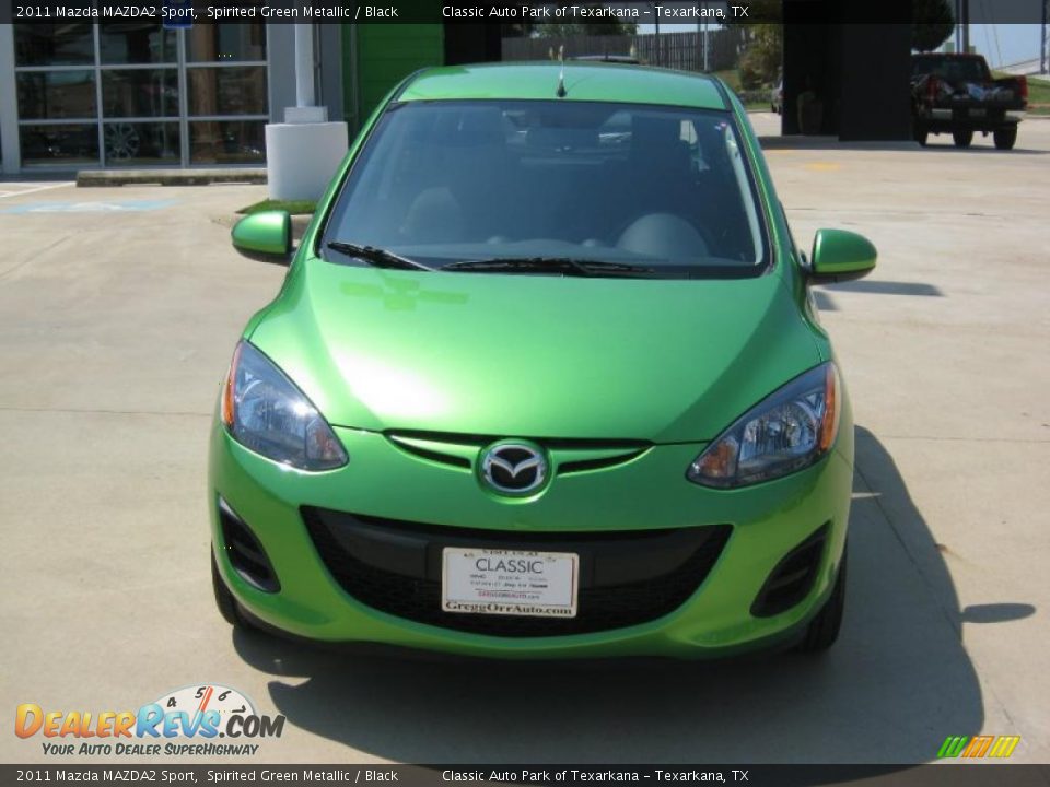 2011 Mazda MAZDA2 Sport Spirited Green Metallic / Black Photo #8