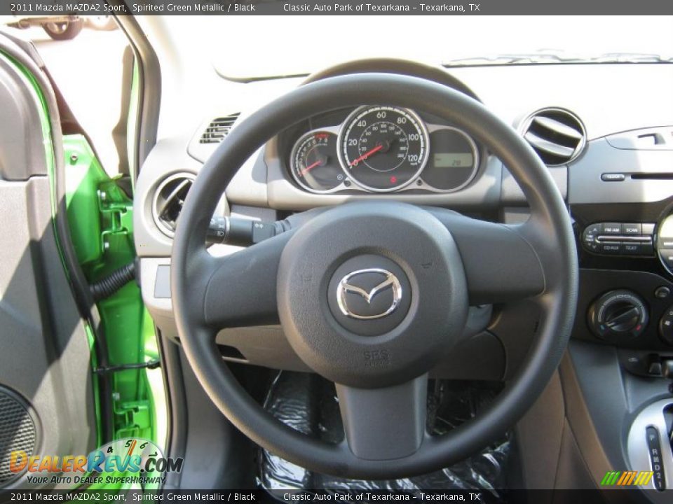 2011 Mazda MAZDA2 Sport Spirited Green Metallic / Black Photo #10