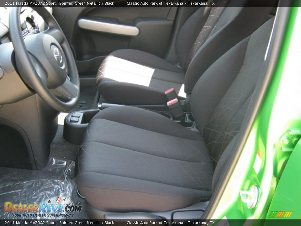 2011 Mazda MAZDA2 Sport Spirited Green Metallic / Black Photo #12