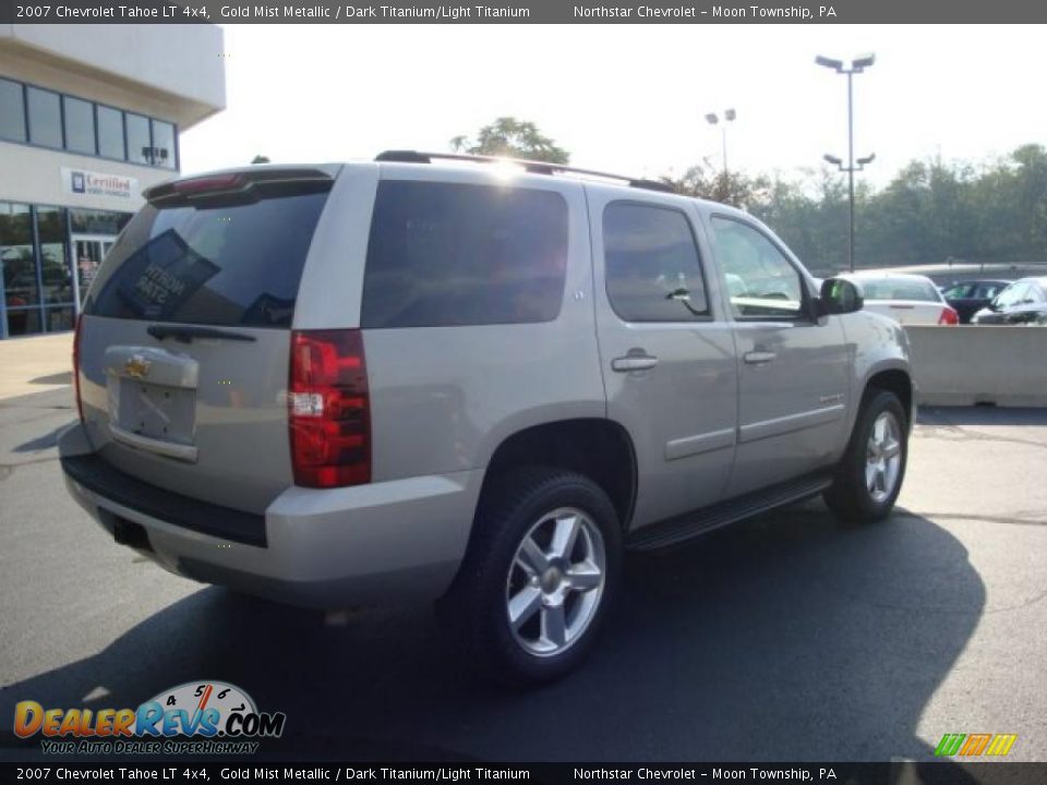2007 Chevrolet Tahoe LT 4x4 Gold Mist Metallic / Dark Titanium/Light Titanium Photo #3