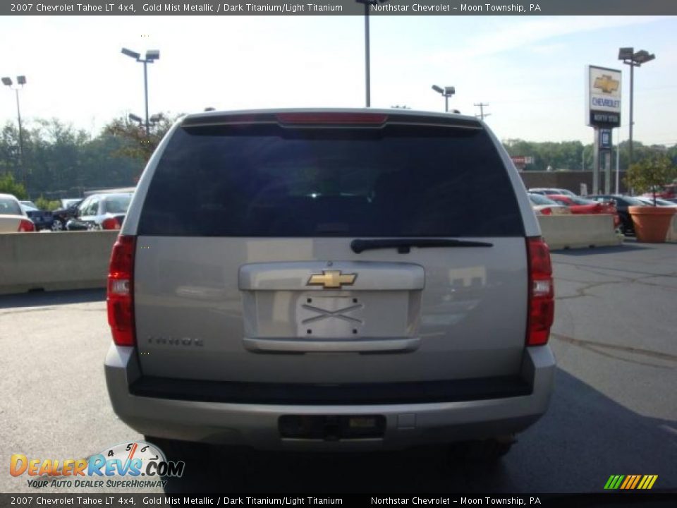 2007 Chevrolet Tahoe LT 4x4 Gold Mist Metallic / Dark Titanium/Light Titanium Photo #4