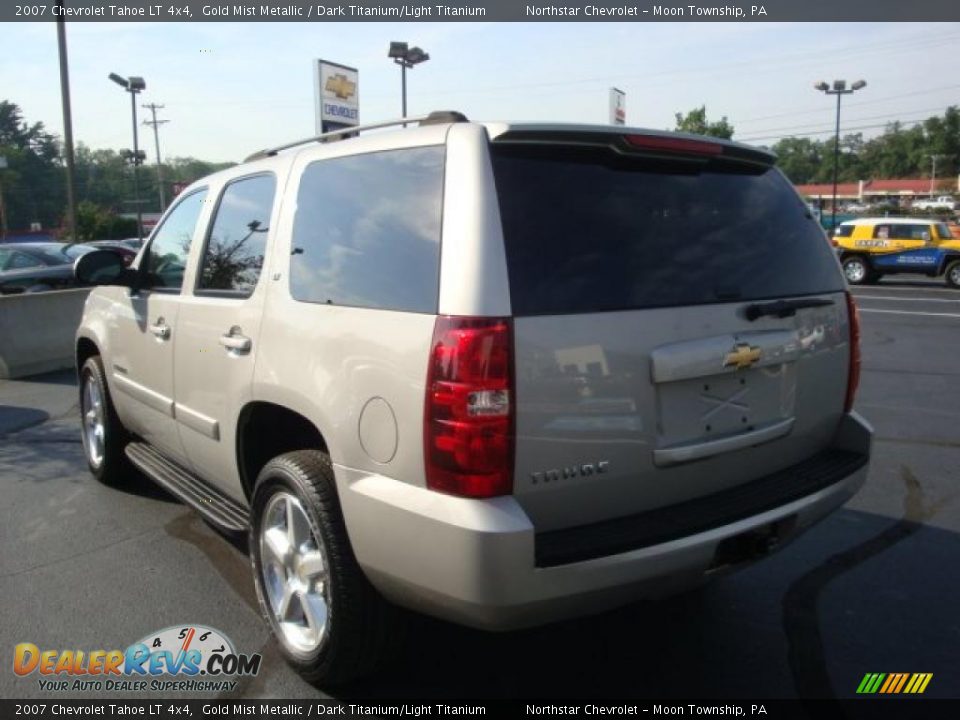 2007 Chevrolet Tahoe LT 4x4 Gold Mist Metallic / Dark Titanium/Light Titanium Photo #5