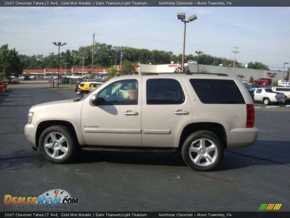 2007 Chevrolet Tahoe LT 4x4 Gold Mist Metallic / Dark Titanium/Light Titanium Photo #6