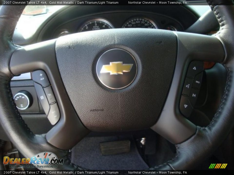 2007 Chevrolet Tahoe LT 4x4 Gold Mist Metallic / Dark Titanium/Light Titanium Photo #17