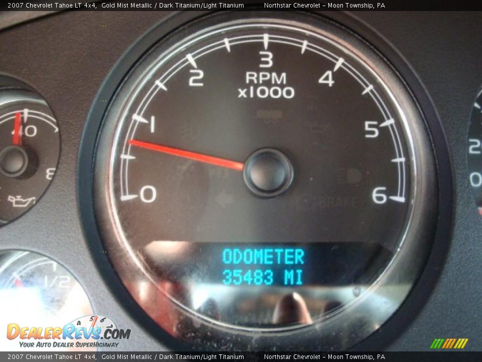 2007 Chevrolet Tahoe LT 4x4 Gold Mist Metallic / Dark Titanium/Light Titanium Photo #20