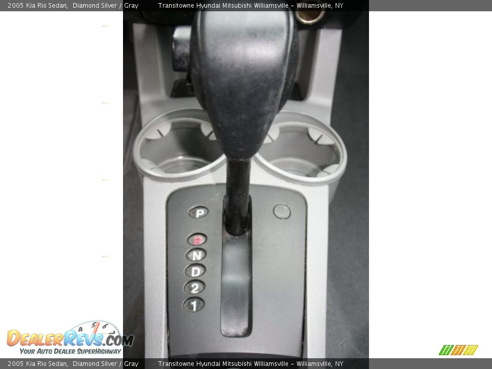 2005 Kia Rio Sedan Diamond Silver / Gray Photo #20