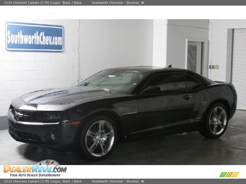 2010 Chevrolet Camaro LT/RS Coupe Black / Black Photo #1