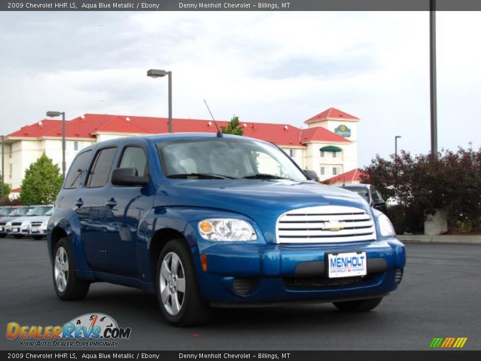 2009 Chevrolet HHR LS Aqua Blue Metallic / Ebony Photo #9