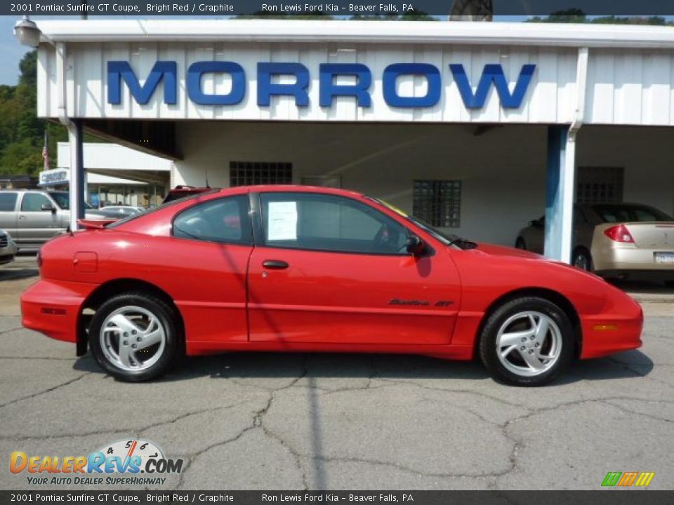 2001 Pontiac Sunfire GT Coupe Bright Red / Graphite Photo #1