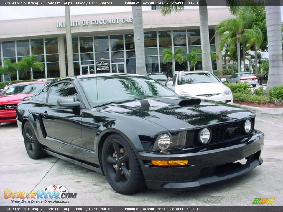 2009 Ford Mustang GT Premium Coupe Black / Dark Charcoal Photo #1